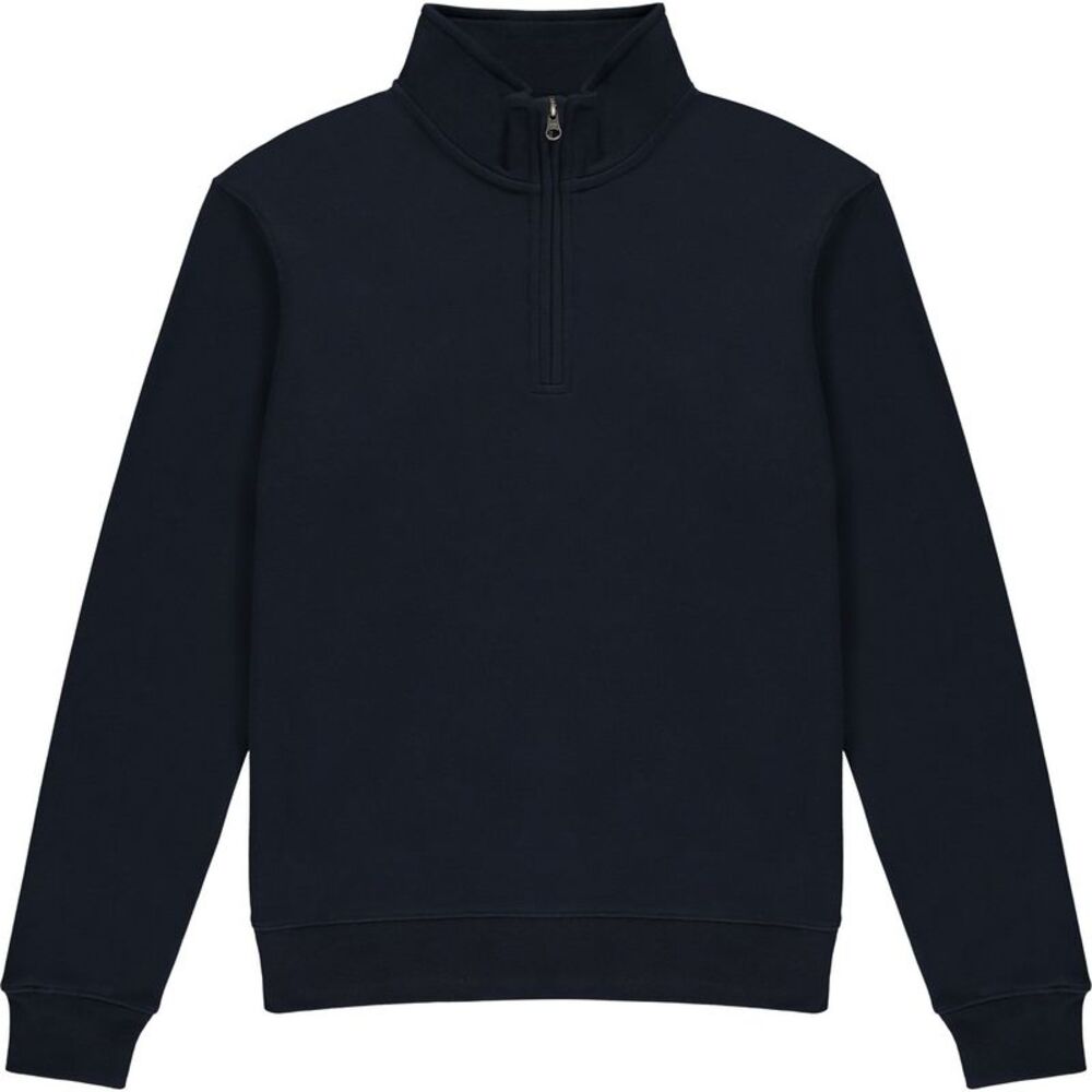 Kustom Kit Mens Quarter Zip Sweatshirt / Navy Blue